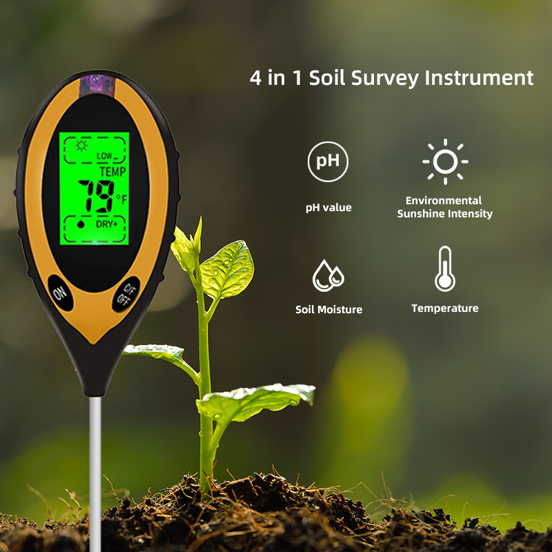 Soil Test Digital - جهاز قياس درجة حموضة التربة، جهاز