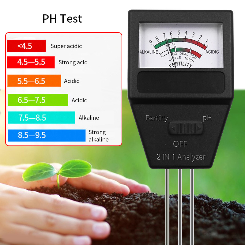 2 في 1 مقياس الخصوبة PH التربة - مراجعة Soil Test Digital وسعره
