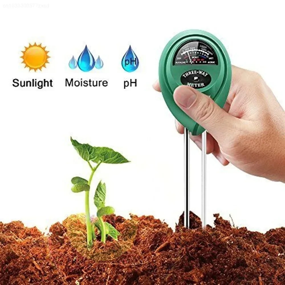 جهاز قياس حموضة التربة 3 في 1، - مراجعة Soil Test Digital وسعره