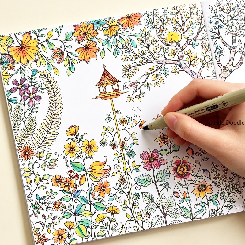 كتاب تلوين للكبار لتخفيف التوت - مراجعة Garden Journal Planner وسعره