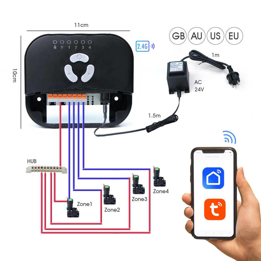خرطوم الحديقة الملف اللولبي صم - مراجعة Smart Garden Hose Timer وسعره